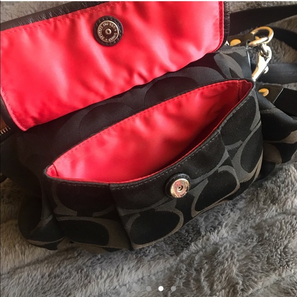 Coach Crossbody Saddle Handbag - Black - Picture 4 of 4